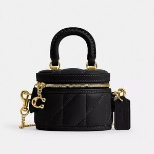 Coach Trail Crossbody Bag 12 With Pillow Quilting in Black